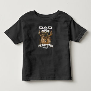 Dad And Son Hunter's For Life Toddler T-Shirt