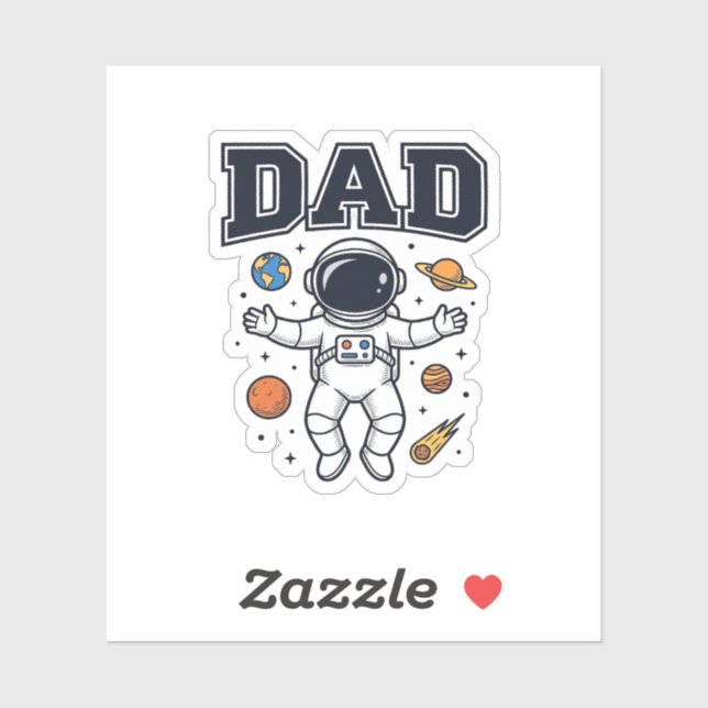 Dad Astronaut Space Vector Shirt Design_1 (Sheet)