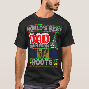 Dad Barbados Christmas Gift Idea Ugly Sweater