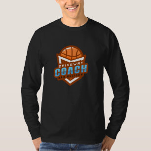 Dad Basketball Driveway Coach Hoop T-Shirt