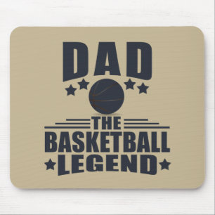 Dad basketball legend  mouse pad