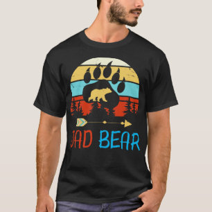 Dad Bear Happy Father Parent Summer Vacation Indep T-Shirt