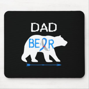 Dad Bear Type One Diabetes Awareness Mouse Pad