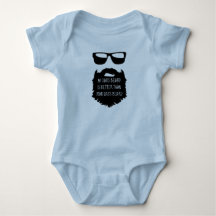 Dad beard Baby One Piece Body Suit