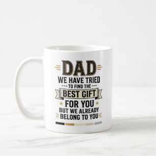Dad Best Gift Belong to You Vintage Vector Shirt_1 Coffee Mug
