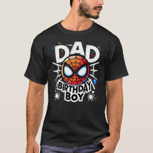 Dad Birthday Boy Spider Family Matching T-Shirt
