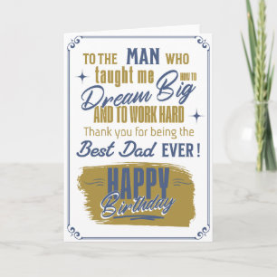 Dad Birthday Heartfelt Card