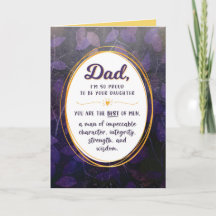 Dad Birthday, I'm Proud to be Your Daughter