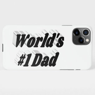 Dad black text   iPhone 11Pro max case