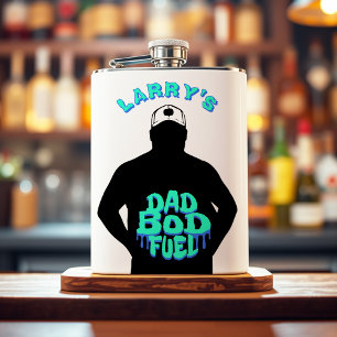 Dad Bod Fuel Funny Hip Flask