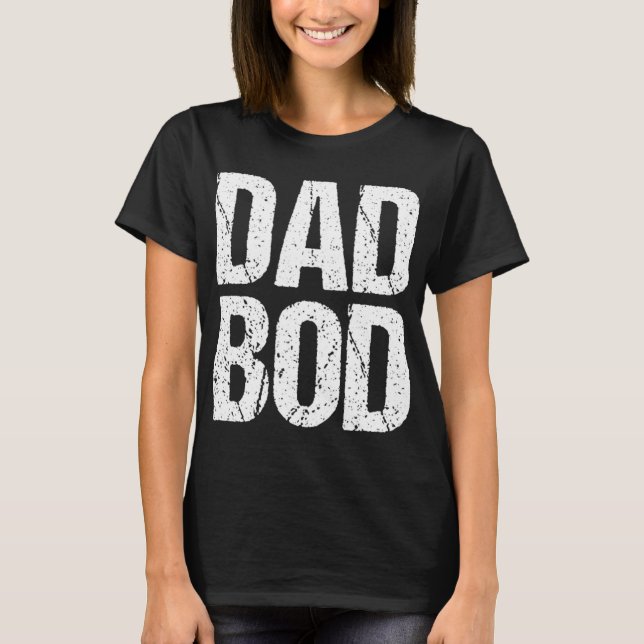 Dad Bod Funny Gym Workout Cheat Day T-Shirt (Front)