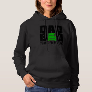 Dad Bod Powered By Food Dad Bod Father's Day Joke Hoodie