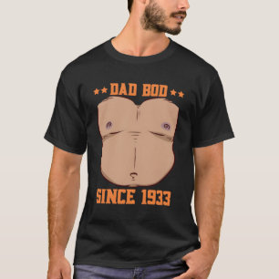 Dad Bod Since 1933 Father'S Day Beer Belly T-Shirt