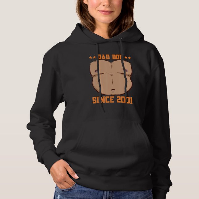 Dad Bod Since 2001 Father s Day Beer Belly Hoodie (Front)