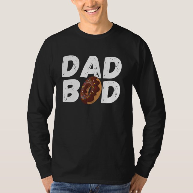 Dad Bod Tshirt Funny Doughnut Daddy Gym Tee (Front)