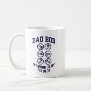 Dad Bod Working On My Six Pack Shirt Coffee Mug