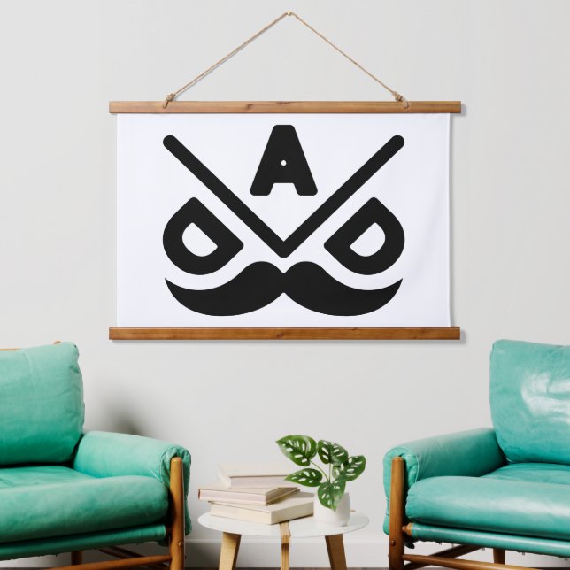 DAD: Bold Minimalism Hanging Tapestry (Living Room)