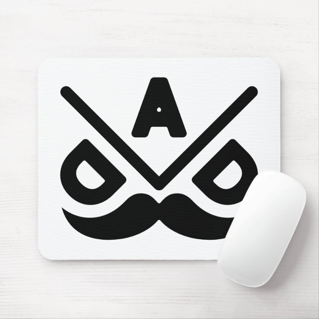 DAD: Bold Minimalism Mouse Pad (With Mouse)