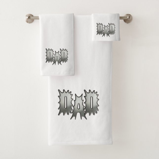 Dad Bursting Bath Towel Set (Insitu)