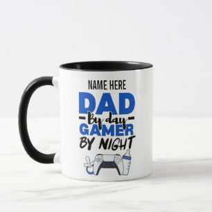 Dad By Day, Gamer By Night Father's Day Mug