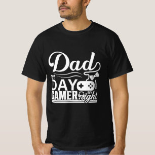 Dad by day gamer by night T-Shirt