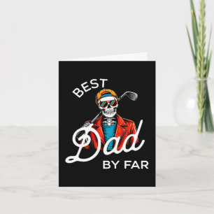 Dad by par funny golf shirt daddy card