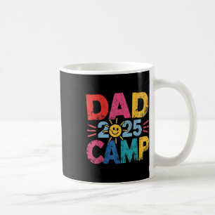 Dad Camp 2025 Family Vacation Summer Camping Crew Coffee Mug