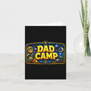 Dad camp card