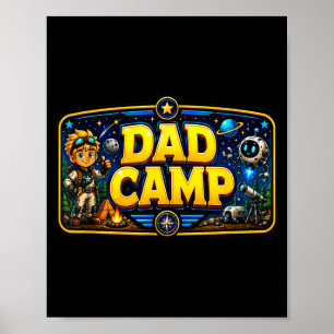 Dad camp poster