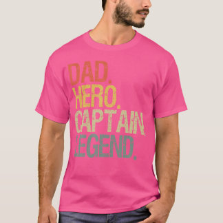 Dad Captain Boat T-Shirt