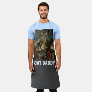 DAD CAT DADDY RENAISSANCE MAN MENS APRONS