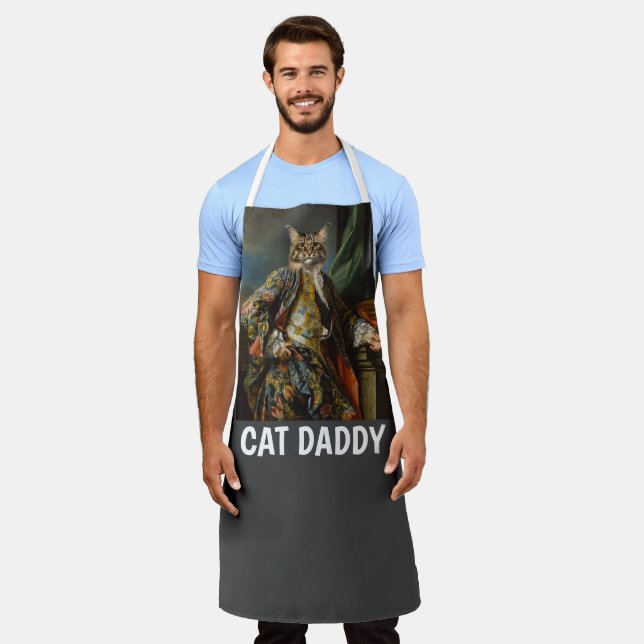 DAD CAT DADDY RENAISSANCE MAN MENS APRONS (Worn)