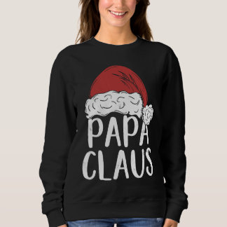 Dad Claus Christmas Costume  Santa Matching Family Sweatshirt