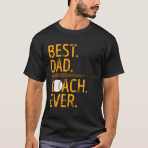 Dad Coach Softball Dad S For Men Father Day T-Shirt
