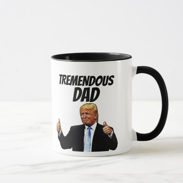 DAD COFFEE MUG, FUNNY DONALD TRUMP MUG (Right)
