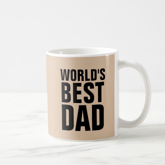 DAD COFFEE MUG -WORLDS BEST FATHER'S DAY (Right)