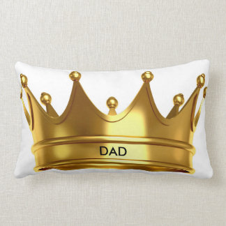 "DAD" CROWN LUMBAR PILLOW
