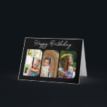 dad daddy Birthday card photo collage family<br><div class="desc">Elevate any occasion with our custom greeting cards. Perfect for adding a personal touch,  these cards are ideal for everything from birthdays to holidays. Their versatility is unmatched,  allowing you to create unique messages,  beautiful designs,  and heartfelt sentiments with ease.
Designed By The Arty Apples</div>