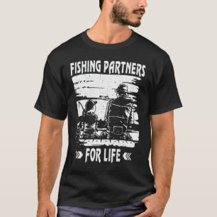 Dad Daughter Fishing Partners For Life Real Cool G T-Shirt