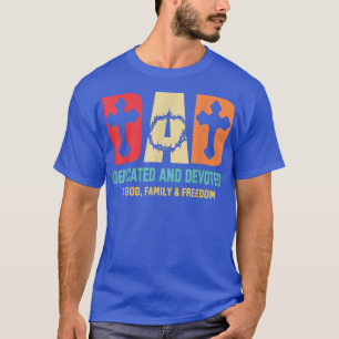 Dad Dedicated And Ded Happy Father's Day For Mens T-Shirt
