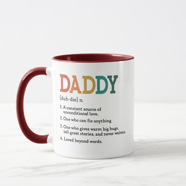 Dad Definition for Father's Day Mug (Left)