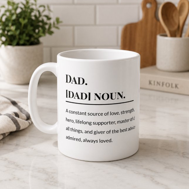 Dad Definition 👨‍👧‍👦 | Heartfelt Father Coffee Mug (Creator Uploaded)