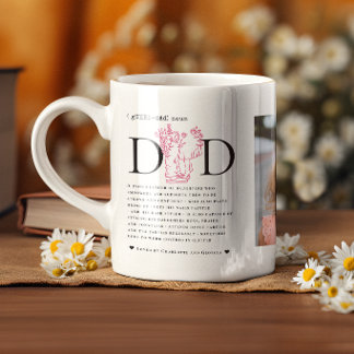 Dad Definition Photo Gift | Custom Daughter Coffee Mug