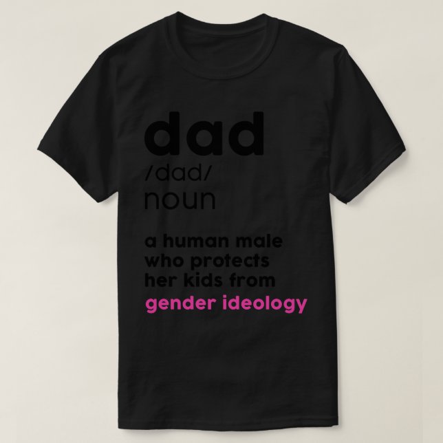 Dad Definition T-Shirt (Design Front)