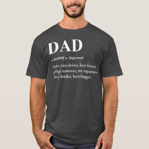 Dad Dictionary Definition T-Shirt - Funny Fathers 