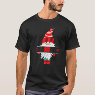 Dad Elf Christmas Pajama Dad Matching Family Grou T-Shirt