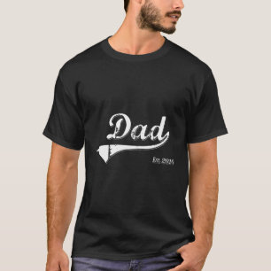 Dad Est 2010 Father'S Day Bday Established Since 2 T-Shirt