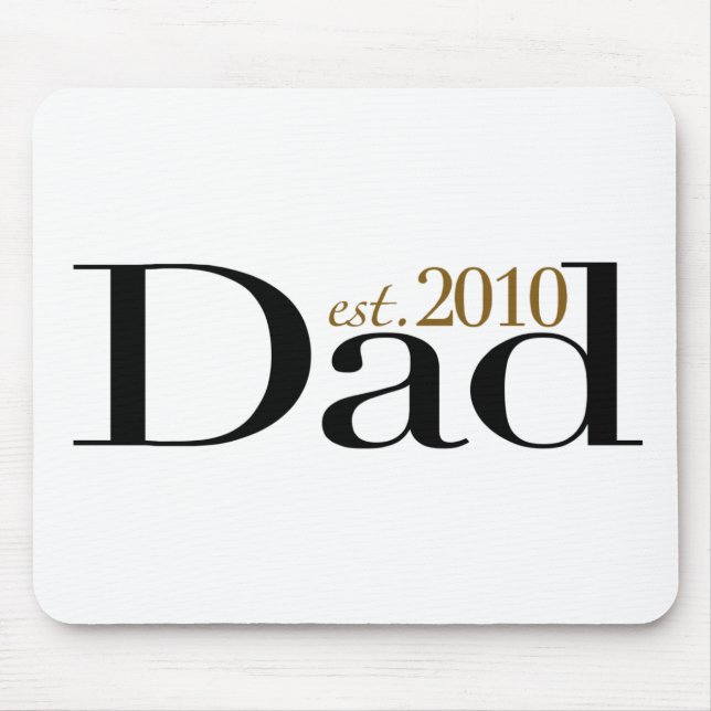 Dad Est 2010 Mouse Pad (Front)