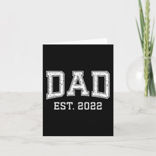 Dad Est 2022 Dad D Fathers Day Ized  Card
