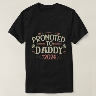 dad est 2024, Promoted To Daddy Est. 2024 T-Shirt